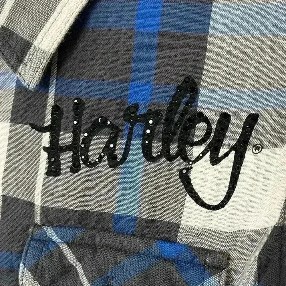 Harley Davidson Reversible Button Down - Picture 2 of 11